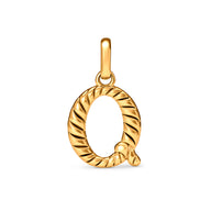 Entwine Initial Pendant (Gold)