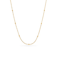 Sphere Chain Necklace (Gold)