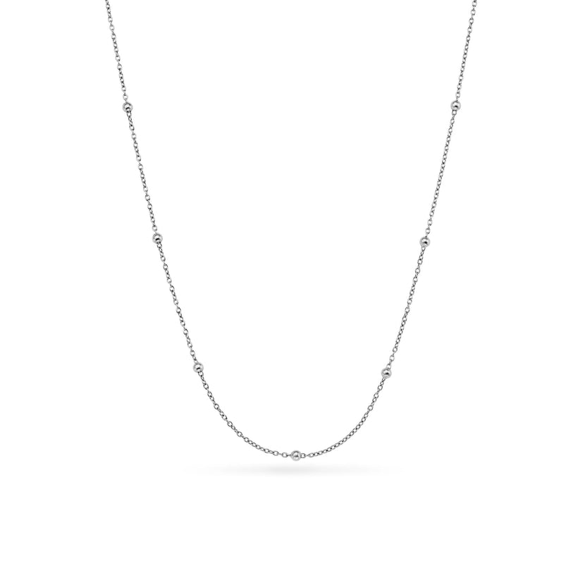 Sphere Chain Necklace (Silver)