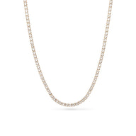 Tennis Necklace (Gold)