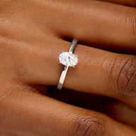 Oval Ring & Wishbone Stacking Set (Silver)
