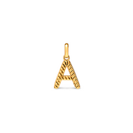 Entwine Initial Pendant (Gold)