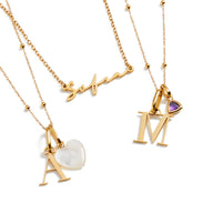 Signature Name Necklace (Gold) (Becky)