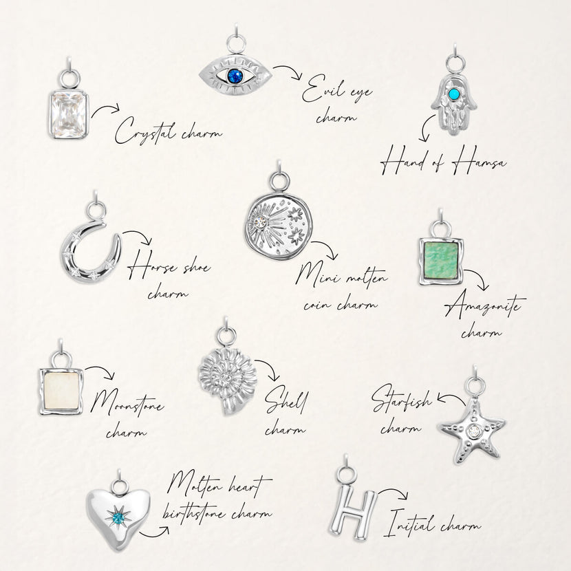 Made Mine Ocean Charm Necklace (Silver)