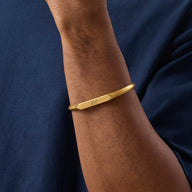 Intersection Cuff Bangle (Gold)