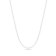 Layering Mini Me Fine Chain Necklace (Silver)