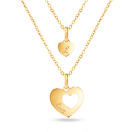 Heart 'Mini & Me' Pendant (Gold) - CS Replacement