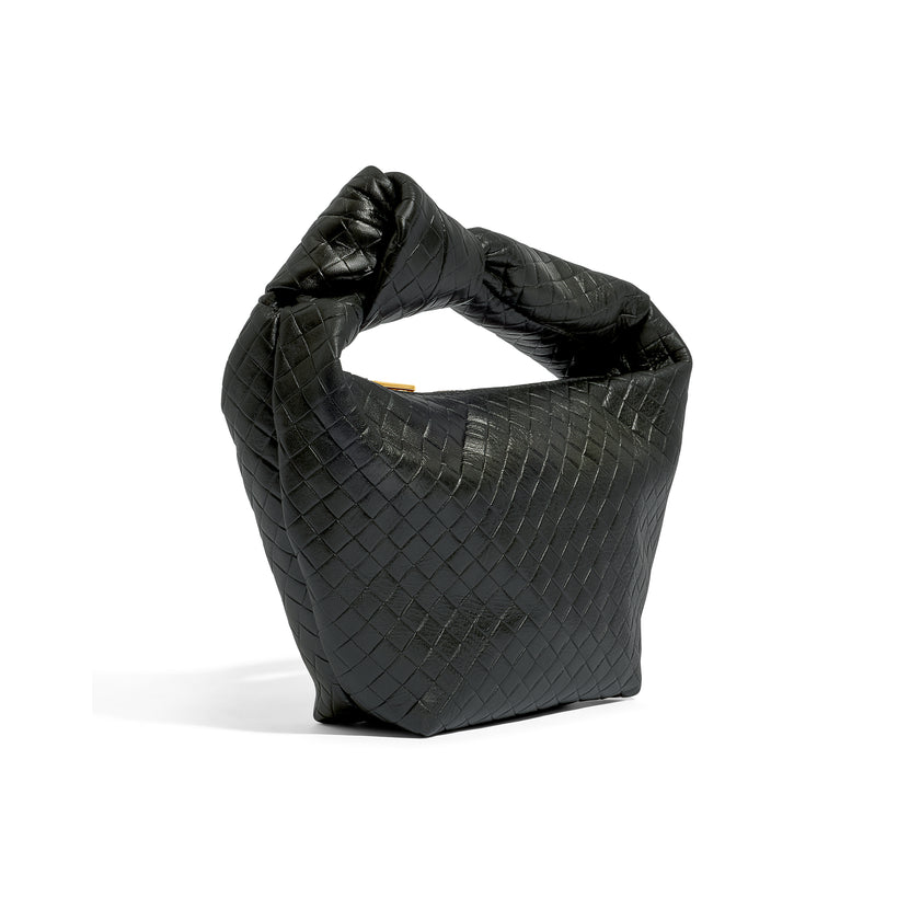 Vienna Mini Leather Bag (Black)