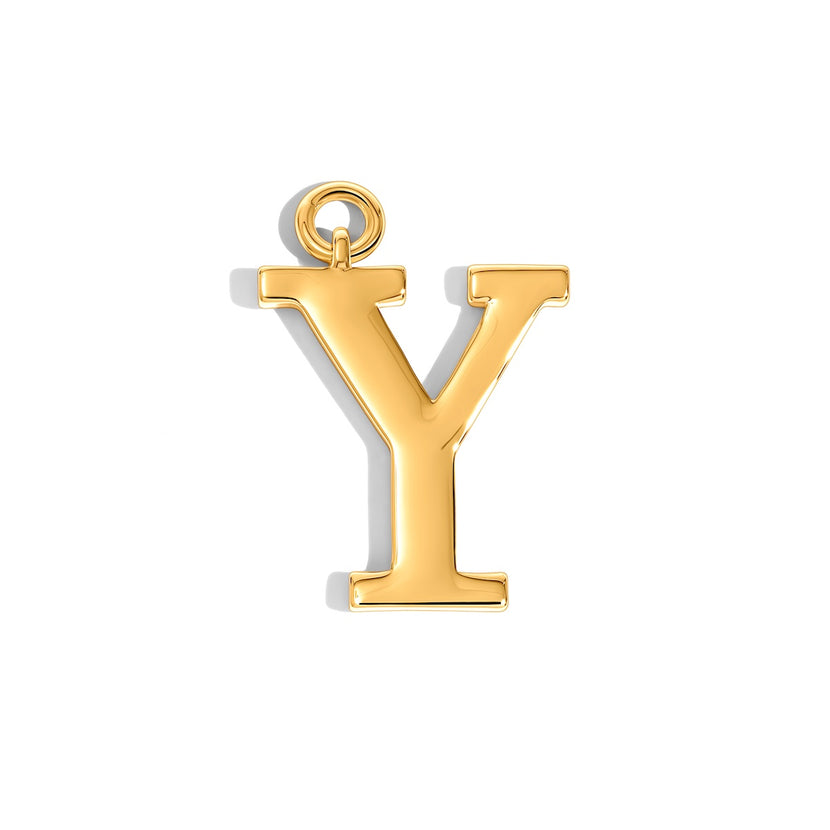 Initial Bag Charm (Gold)