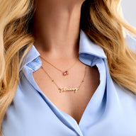 Custom Toi Et Moi Legacy Necklace (Gold)