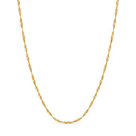 Twisted Chain Necklace (Gold)