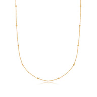 Sphere Chain Necklace (Gold)