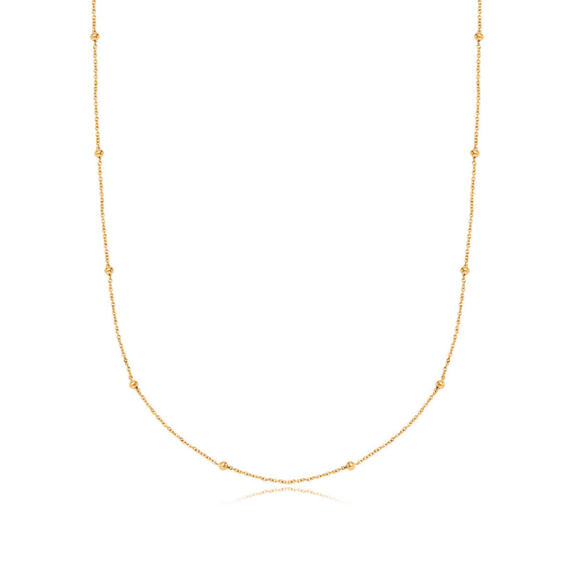 Sphere Chain Necklace (Gold)