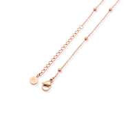 Initial Necklace (Rose Gold)