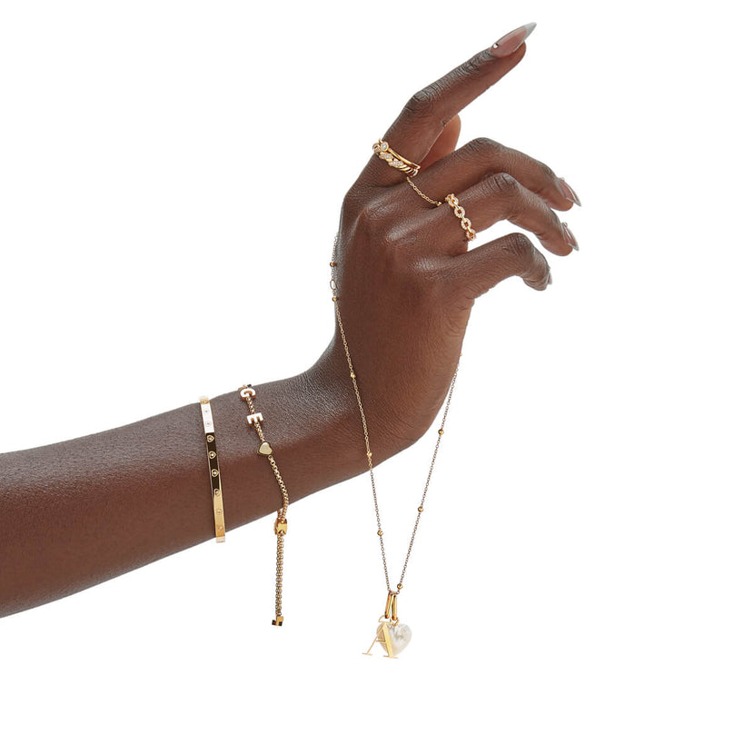 Initial Necklace (Gold)