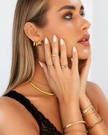 Hammered Bangle (Gold)