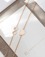 Made Mine Infinity Bracelet (Rose Gold)