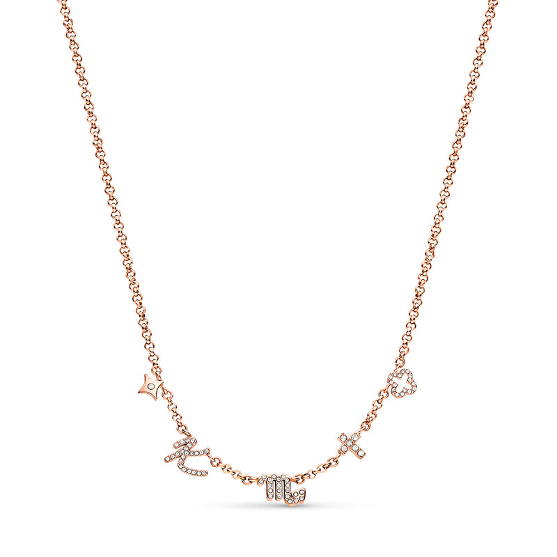 Made Mine Charm Necklace (Rose Gold)