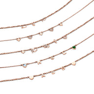 Made Mine Charm Necklace (Rose Gold)