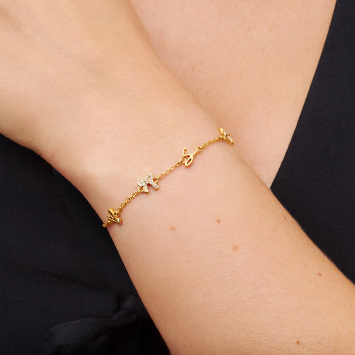 Made Mine Charm Bracelet (Gold)