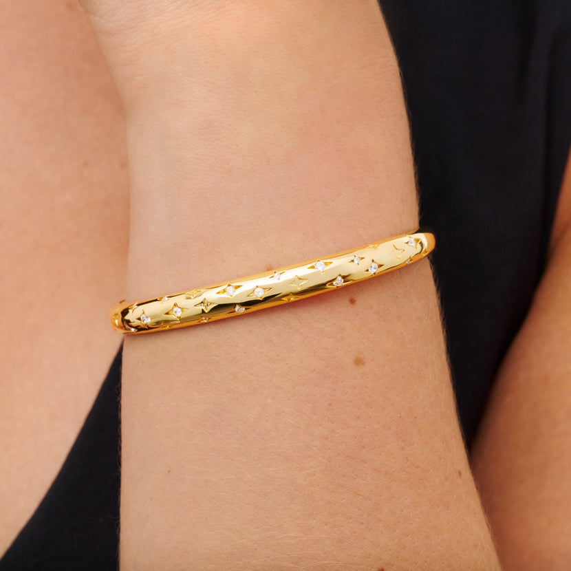 Moon & Back Bangle & Belgravia Watch Set