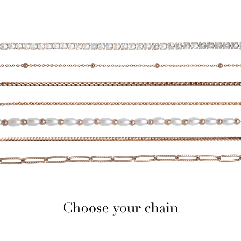 Mini Signature Name Bracelet (Rose Gold)