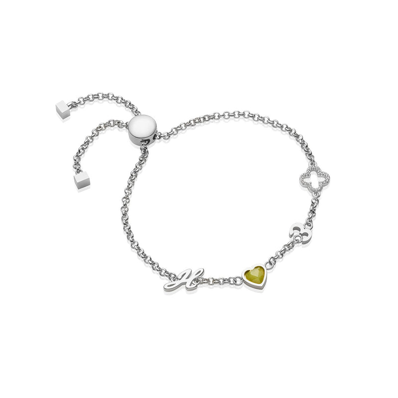 Made Mine Charm Bracelet (Silver)