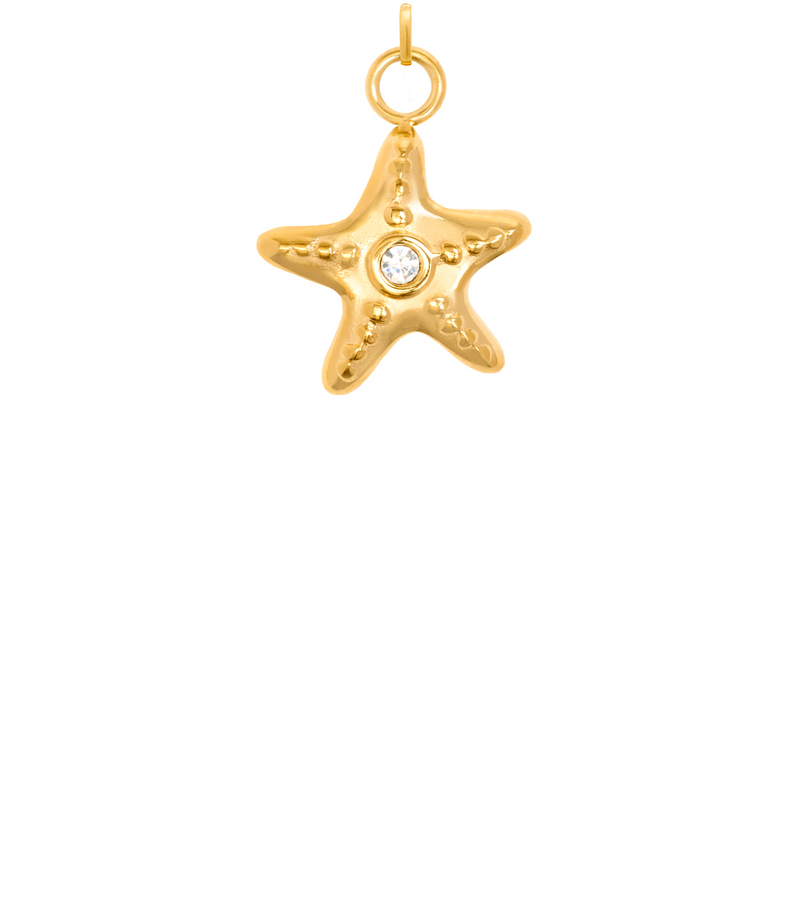 Starfish Charm (Gold)