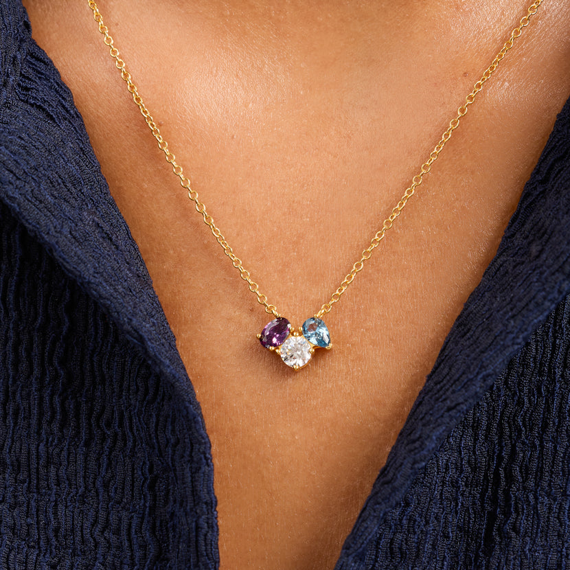 Custom Toi Et Moi Legacy Necklace (Gold)
