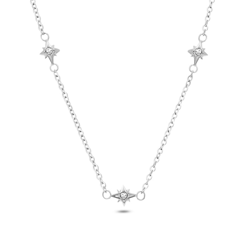 Written In The Stars Chain Necklace (Silver)