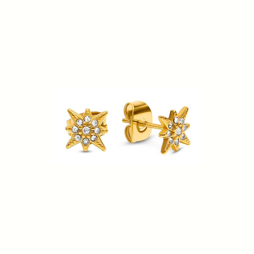 Written In The Stars Stud Earrings (Gold)