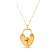Photo Love Locket Necklace (Gold) - TEST