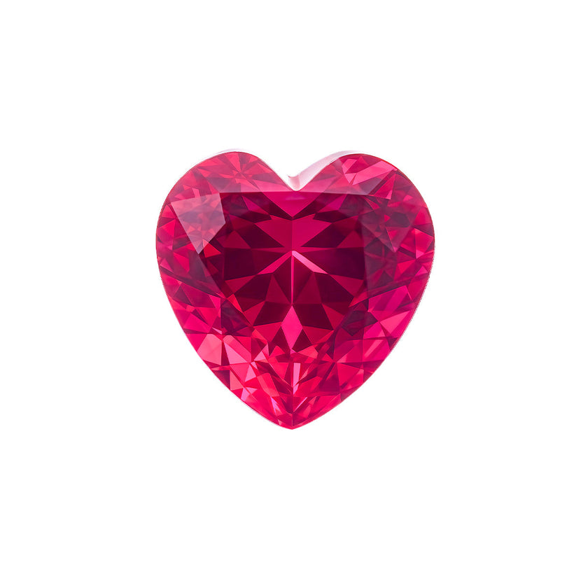 Birthstone Heart Legacy Ring 1ct (Silver)