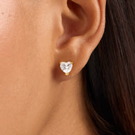 Heart Ring & Earrings (Gold)