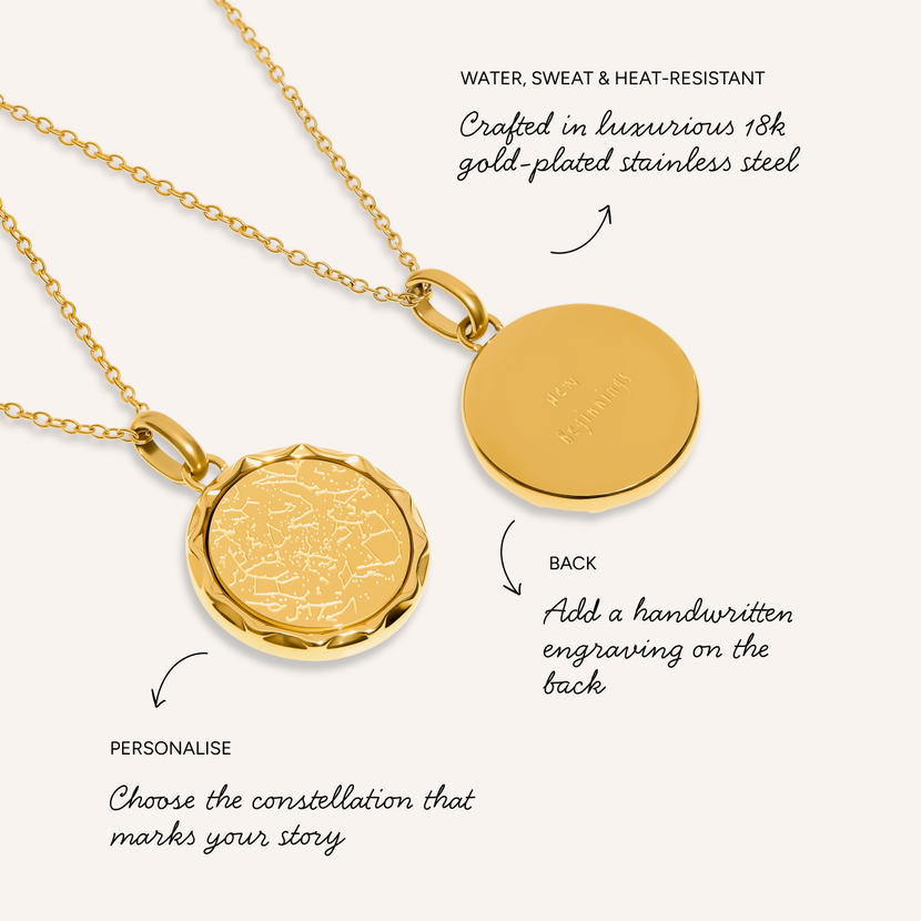 Coin Constellation Necklace (Gold)
