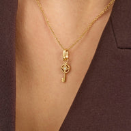 Key to Happiness Pendant (Gold)
