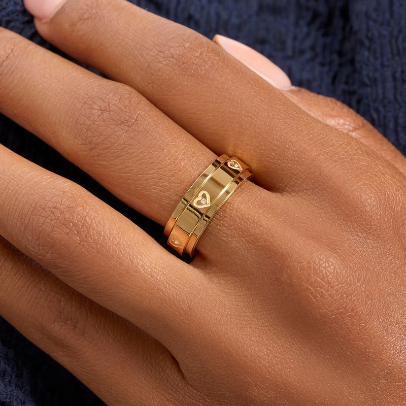 Pavé Kinetic Jewellery Set (Gold)