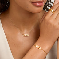 Pavé Kinetic Jewellery Set (Gold)