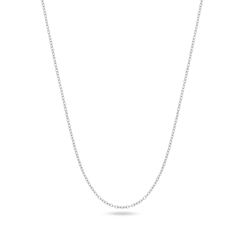 Layering Mini Me Fine Chain Necklace (Silver)