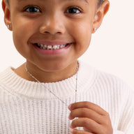 Mini Me Sphere Layering Chain (Silver)