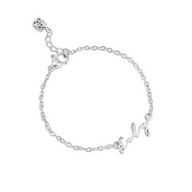Mini Me Signature Name Bracelet (Silver)