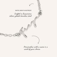 Layering Mini Me Sphere Chain Necklace (Silver)