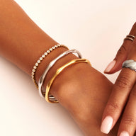 Molten Bangle (Gold)