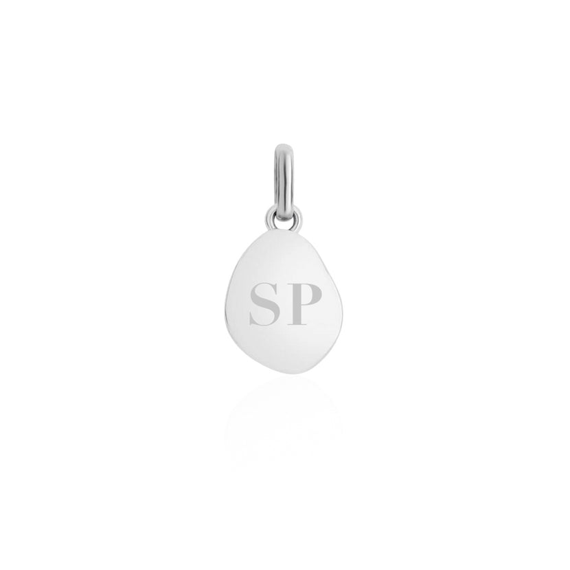 Organic Moonstone Necklace (Silver)