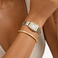 Onstate - Essence Pavé Two Tone 23 Watch (Gold/Silver)