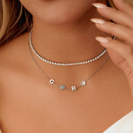 Tennis Necklace (Silver)