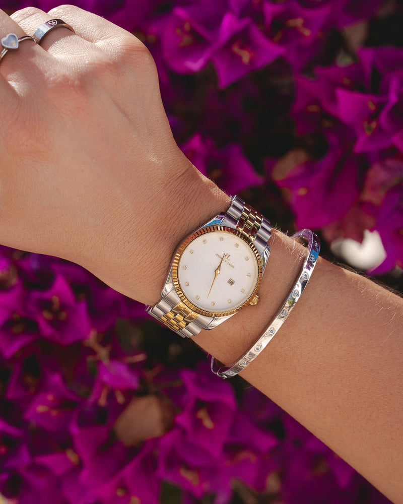 Pearl Belgravia & Bracelet Set (Silver)