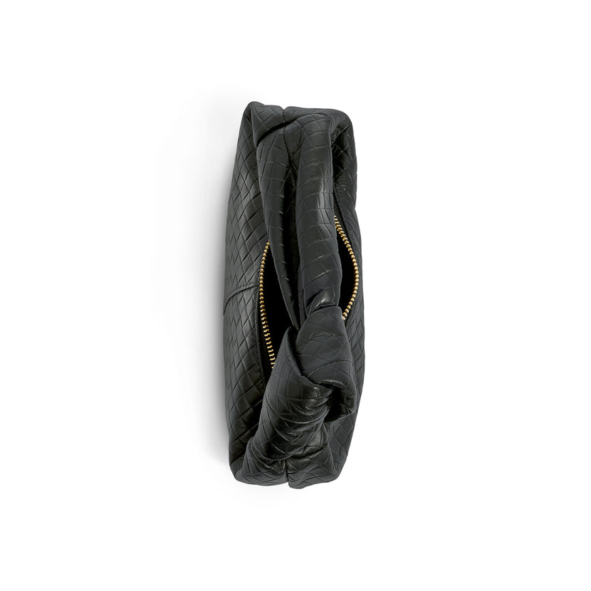 Vienna Mini Leather Bag (Black)