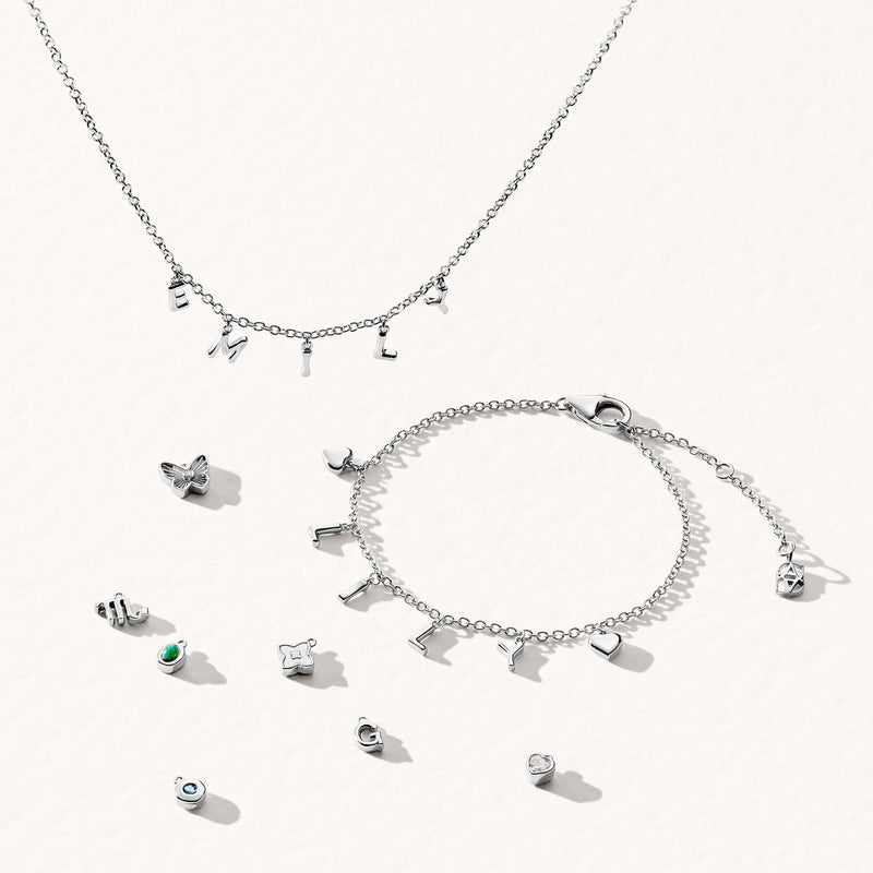 Made Mine Fine Charm Bracelet (Silver)