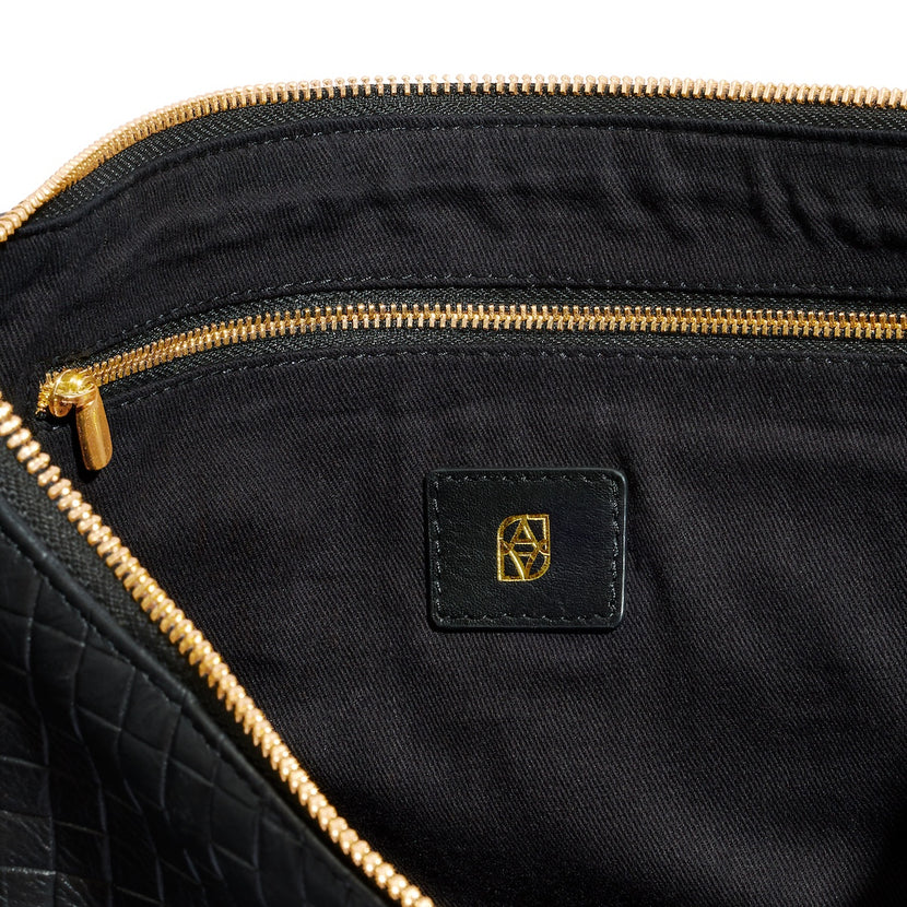 Milan Leather Bag (Black)